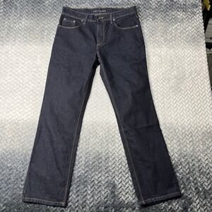 Mott & Bow Jeans Mens 32x30 Dark Rinse Indigo Oliver Straight Stretch Denim